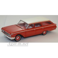 212-PRD Ford Ranch Wagon 1960, Red/White